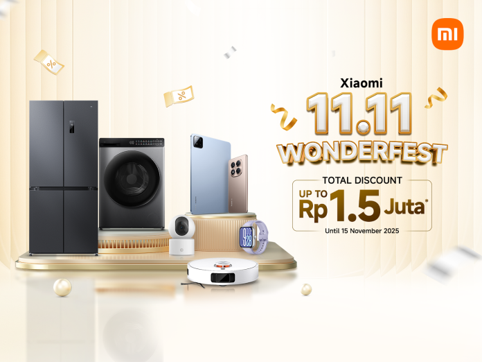 Xiaomi Gelar 11.11 Wonderfest, Tawarkan Promo Produk Smart Home dan AIoT hingga 15 November