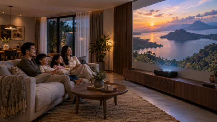 Epson Luncurkan Proyektor UST EH-LS970B dengan Layar hingga 150 Inci