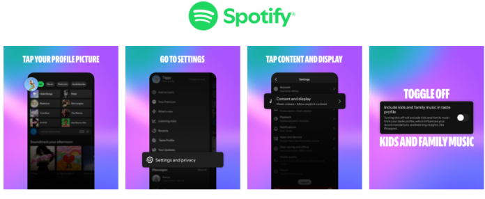 Spotify Spotify Hadirkan Pengaturan agar Musik Anak Tak Mengubah Rekomendasi Orang Tua
