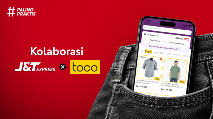 J &T Express Kerja Sama dengan Toco, Pelanggan Kini Bisa Berbelanja Ribuan Produk Toco di Aplikasi J&T Express